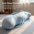 thumbnail image 4 of Pea Pod Body Pillow for Adults, Pea Pod Body Pillow for Side Sleeper Wavy, Soft and Supportive Long Bolster Pillows for Lumbar Support, Bodys Support Pillows for Side Sleepers, 4 of 6