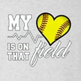 thumbnail image 2 of Wild Bobby, My Heart Is On That Tennis Field, Sports, Men Premium Tri Blend Tee, Heather White, Small, 2 of 4