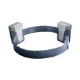 thumbnail image 4 of Ventiladores de cintura portátiles de 2 piezas, ventilador personal de 3 velocidades para acampar, escalar, granja azul y azul, 4 of 10