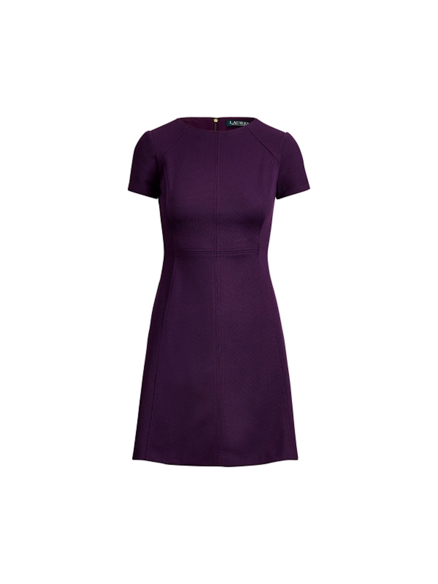 purple work dress