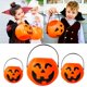 thumbnail image 2 of Cubo de calabaza de Halloween para dulces, cajas portátiles para aperitivos, embalaje para niños, suministros de decoración de Halloween, 2 of 4