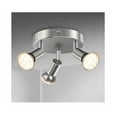 thumbnail image 2 of Chic Luminaire de Plafond Semi-Encastré 3 Lumières, Design Moderne avec Têtes de Rail Réglables pour Large Application (Chrome), 2 of 6