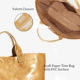 thumbnail image 4 of Bolsa de mano Lushandy con estampado de letras de PVC impermeable para mujer, 4 of 6