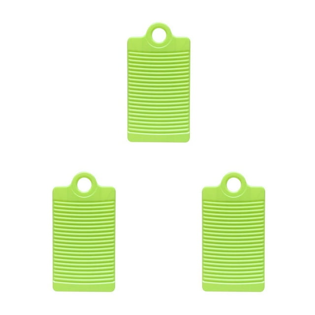 Advancent Tabla de de ropa Tabla de de ropa de plástico Tabla de de limpieza antideslizante para el hogar, verde Type1 NO1