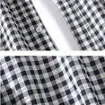thumbnail image 3 of YLSDY Men's Long Sleeve Button Up Plaid Flannel Shirt Loose Fit Checkered Dress Work Office Tops Blouse Black L, 3 of 4