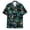 Green, variant on IWRICH Men's plus size Hawaiian Shirt Short Sleeve Casual Button Up Tropical Summer Beach Shirt Multicolour XL