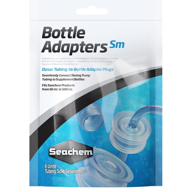 Adaptador Seachem Small de 24 mm para botellas de 50 ml a 500 ml