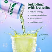 Bloom Nutrition Sparkling Energy Drink, Glacier Crush, 12 fl oz Single Can
