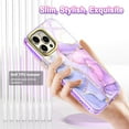thumbnail image 6 of Casetego for iPhone 15 Pro Case,Built with Screen Protector Full Body Shockproof Drop Protective Soft Silicone Rubber TPU Bumper Phone Cover for Women Girls,Light Purple, 6 of 6