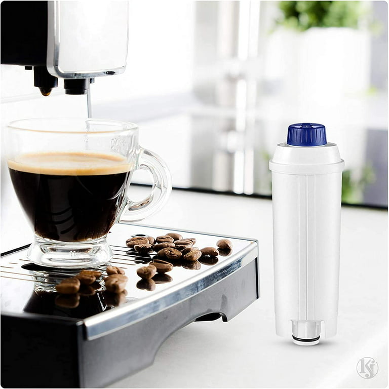 4-Pack PrimaPure Coffee Espresso Machine Water Filter Replacement For  DeLonghi DLSC002, SER3017, 5513292811, ESAM, ECAM, ETAM Series 