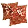 thumbnail image 3 of Blazing Needles Paisley Scaled Velvet Throw Pillow - Set of 2, 3 of 8