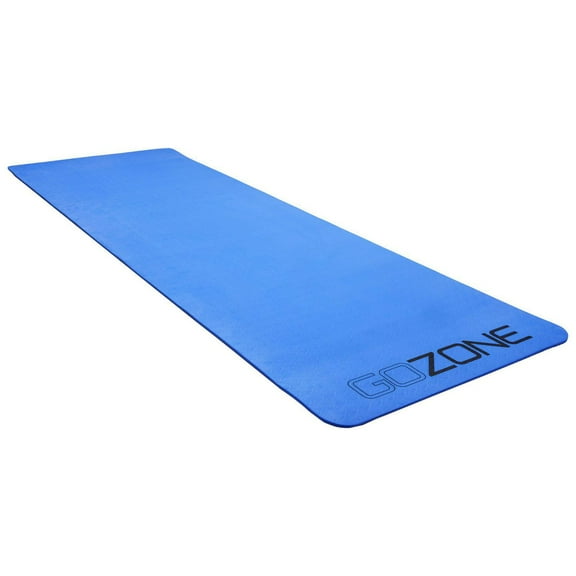 GoZone Yoga Mat Non Slip, All Purpose TPE Fitness and Workout Mat, Blue, 6 mm