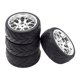 thumbnail image 2 of Neumáticos de rueda 1/10 1//14 1/16, de rueda de 12mm para coches de , camiones, piezas de mejora DIY Macarena ruedas de oruga rc, 2 of 8