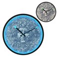 thumbnail image 2 of Indoor 12' Voice-Activated Luminous Decoration Wall Clock With LED Night Light Baroque Elements, 2 of 8