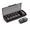 BLACK, variant on TUOBOS Weekly Pill Organizer 2 Times a Day, 7-Day AM PM Pill Box with Detachable Travel Cases