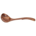 thumbnail image 2 of Wooden Ladle,  Wood Simple Porridge Spoon  For Non Stick Cookware L, 2 of 8