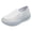 White_WZQ, variant on GWAABD Rocking Shoes Versatile Sneakers Women'S Shoes Platform Wedge Heels Fashionable Slip Comfortable Loafers Women Casual Walking Shoes