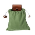 thumbnail image 1 of Bolsa de lona plegable con cordón para recolectar frutas, ideal para acampar y hacer senderismo. verde, 1 of 8