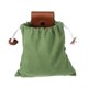 thumbnail image 1 of Bolsa multiusos para recolectar frutas, ideal para viajes. Riñonera con cordón ajustable. verde, 1 of 8