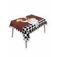thumbnail image 2 of Red Kitchen Chef Tablecloth Rectangle Table Cloth 60x102, Waterproof Tablecloth Outdoor Table Cloth, Black Plaid Gourmet Food Vintage Washable Table Cover for Kitchen Dinning Party, 2 of 8