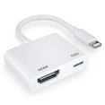 thumbnail image 1 of Lightning to HDMI Digital AV Adapter,1080P Video & Audio Sync Screen Converter AV Adapter with Charging Port for iPhone HDMI Converter to HD TV/Projec, 1 of 5