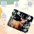 thumbnail image 3 of Deer Desk Pad Mousepad, Square 8.3x9.8 Inch Non-Slip Rubber Bottom Printed Desk Mat, Suitable for Office and Gaming, 3 of 6