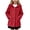Red-uBOZ, variant on Vdoaml Girls Hooded Wool Blend Coat Kids Single Breasted Button Down Mid Length Outerwear with Side Pockets 10-11 Years Khaki