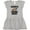 AC-Heather Grey, variant on Inktastic Mommys Skiing Buddy for Kids Girls Baby Dress