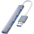 thumbnail image 1 of Hub USB C 4 en 1, Adaptador USB para Laptop,  puerto USB 3.0 y 3 puertos USB 2.0, 1 of 7