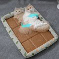 thumbnail image 4 of Summer Rattan Cat Bed Comfortable Pet Ice Mat for Cats Small Dogs Cat Nest Mat Kitten Puppy Beds Cushion Pets Supplies ShopWise Round, 4 of 10