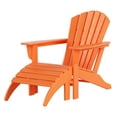 thumbnail image 1 of Chaise Adirondack avec Repose-Pieds Assorti Ensemble 2 Pcs, 1 of 6
