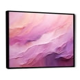 thumbnail image 2 of Designart "Mountainous Mauve Tuba Terrain III" Abstract Liquid Ink Floater Framed Wall Art Prints, 2 of 5