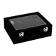 thumbnail image 1 of Estuche de viaje para relojes, organizador de joyas, soporte para pulseras, multifuncional, resistente, para hombres y mujeres, ideal para el Día de Negro, 1 of 8