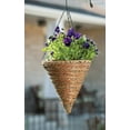 thumbnail image 2 of Panacea Green Thumb 12" Rope & Fern Cone Hanging Planter with Poly Lining for Water Retention, 2 of 2