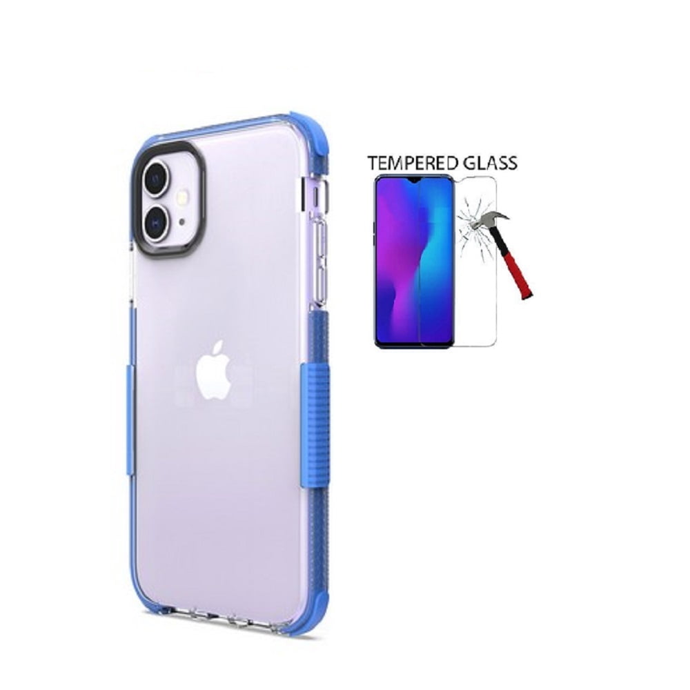 Funda transparente a prueba de golpes para iPhone 11 Dominican