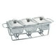 thumbnail image 3 of Calentador de comida para buffet, olla para servir buffet con asa, gran capacidad, fácil de limpiar 13 l 3 compartimentos, 3 of 9