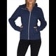 thumbnail image 3 of Sudaderas con Capucha y Cremallera para Mujer, Chaquetas de Forro , Sudaderas de Gran Tamaño, Conjuntos de Moda de Otoño, Suéteres, Ropa de Invierno. Azul Marino S, 3 of 9