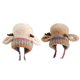thumbnail image 3 of Guardurnaity Gorro de cuernos de ciervo deformable 2 en 1. Transfórmelo en gorro y bolso con estilo. Gorro de cuernos de ciervo navideño con Sombreros caqui M (56-58 cm), 3 of 6