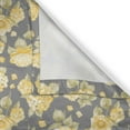 thumbnail image 6 of Ambesonne Vintage Grommet Curtain, Old Hydrangea Flowers, 50" x 54", Yellow Grey Green, 6 of 6