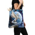 thumbnail image 3 of ASHLEIGH Abstract Art Decor, Pegasus Unicorn Canvas Tote Bags Reusable Shopping Bags Grocery Bags Party Supply Bags for Women Men Kids, 3 of 3