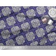 thumbnail image 3 of Soimoi Poly Georgette Fabric Damask,Leaves & Floral Block Fabric Prints by Yard 42 Inch Wide, 3 of 3
