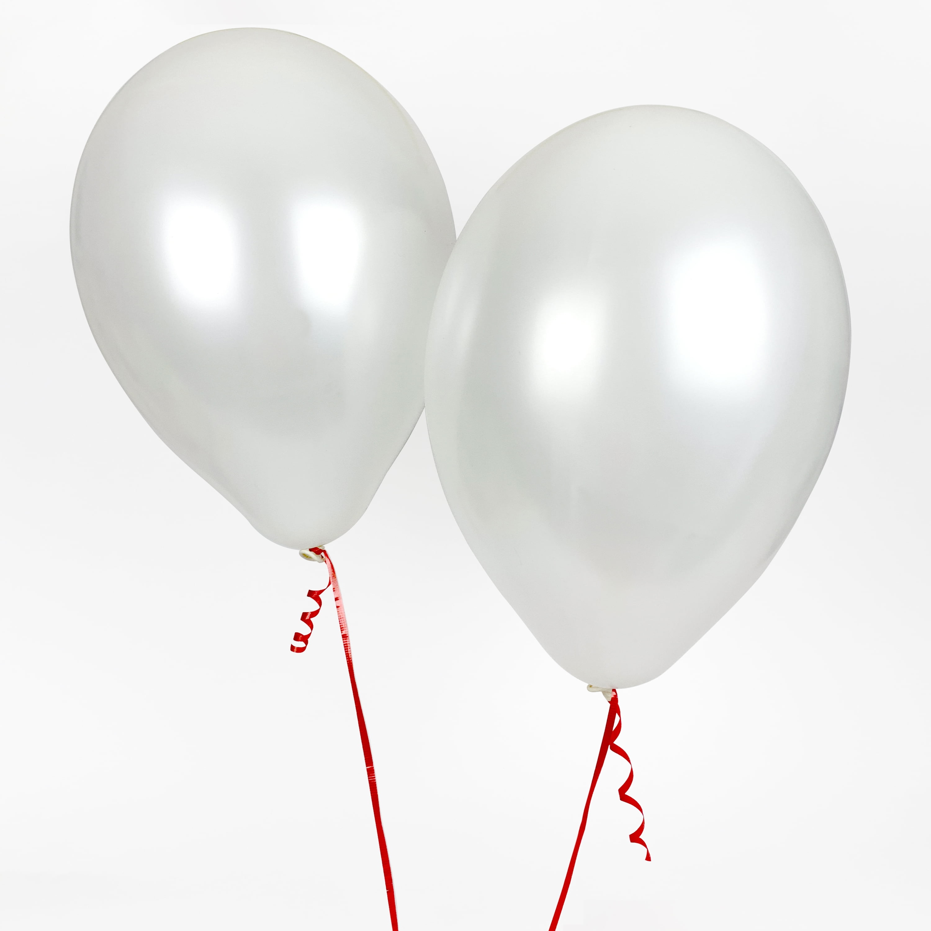 White Balloon Ribbon, White Balloon String, White 3/16” Crimped Curling  Ribbon, Roll of Ribbon, White Ribbon