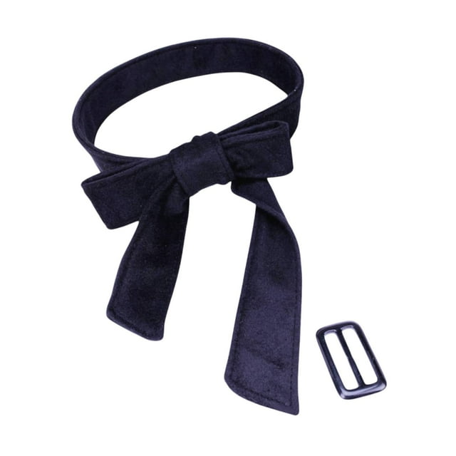 Cinturón de abrigo de lana para mujer, cinturón portátil para ir de compras, suéter, chaqueta Azul marino oscuro