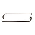 thumbnail image 2 of Urbanest 1/2” Adjustable Wall Mounted Swing Arm Rods, 14"-24", Oil-Rubbed Bronze, 2 of 4