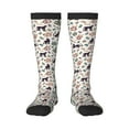 thumbnail image 2 of Lsque Black Cat And Snake Printed Crew Socks Men's Women's LightWeight Thin Casual Calf Socks ,Knee High Socks,Cotton Socks, 2 of 9