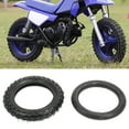 thumbnail image 4 of Off Road Motorcycle Tyre, 8mm Tread Depth 2.50x10in Tire Inner Tube Set Explosionproof  For 50 70 90 110cc Mini Dirt Pit Bike, 4 of 8