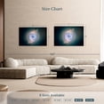thumbnail image 4 of Elephant Stock Cat's Eye Nebula Wall Art - Horizontal Canvas Wall Art - Living Room Wall Decor - Astronomy & Space Canvas - Black And Blue Decor By Nasa - 48" x 32", 4 of 8