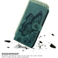 thumbnail image 5 of for Samsung Galaxy S22 Ultra (Not S22) Case Butterfly for Women Girls,Vintage Butterflies PU Leather with ID Credit Card Wallet Case Case for Samsung Galaxy S22 Ultra Retro Green, 5 of 14