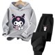 thumbnail image 3 of Conjunto de sudadera con capucha para deportes al aire libre para niños y niñas de 3 a 14 años con dibujos animados de Hello Kitty Kuromi, 3 of 5