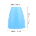 thumbnail image 4 of Pungan small lampshade 2 Plastic Horseshoe Lampshades for Ceiling/Floor Lamp (Blue),4.61"X3.94"X1.97", 4 of 10